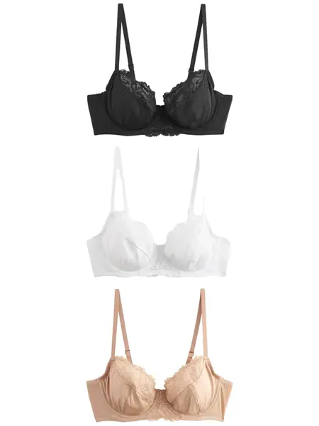 Next Podprsenka  béžová / čierna / biela