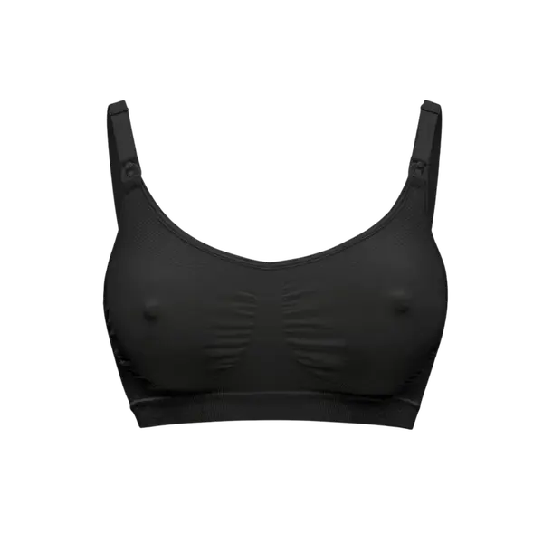 MEDELA Těhotenská a kojicí podprsenka Keep Cool černá S