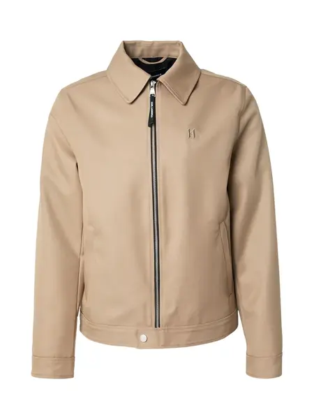 Karl Lagerfeld Prechodná bunda  béžová / čierna