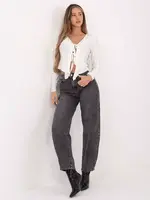 Jednofarebná blúzka s dlhým rukávom