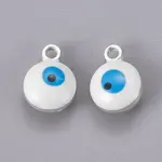 Double-sided Platinum Plated Alloy Enamel Charms