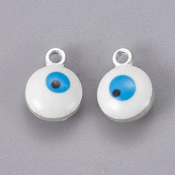 Double-sided Platinum Plated Alloy Enamel Charms