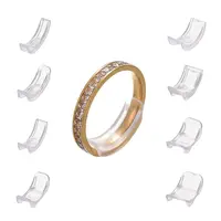 8Pcs 8 Sizes Plastic Invisible Ring Size Adjuster