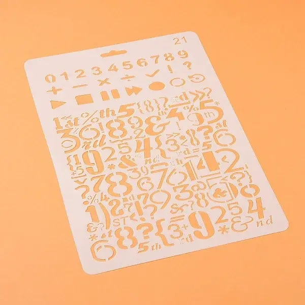 Plastic Reusable Drawing Painting Stencils Templates