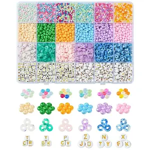 DIY Donut Glass & Acrylic Beads Bracelets Making Kits