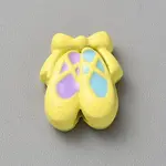 Spray Painted Alloy Beads