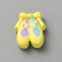 Spray Painted Alloy Beads