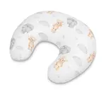 SENSILLO Kojící polštář, podkova, mušelín, bavlna Medvídek, šedý