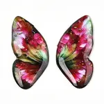 Epoxy Resin Butterfly Wings Cabochons