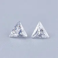 Cubic Zirconia Pointed Back Cabochons
