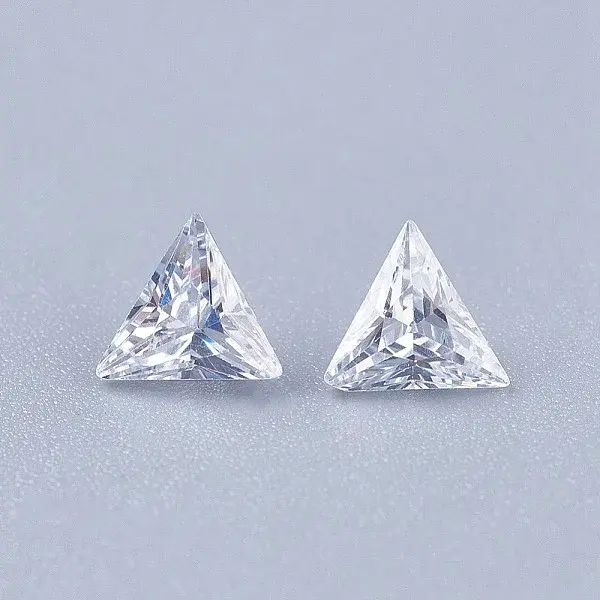 Cubic Zirconia Pointed Back Cabochons