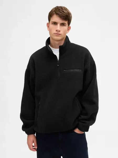 GAP Oversize Arctic Fleece Sherpa Mikina