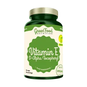 GREENFOOD NUTRITION Vitamin E-D-Alpha Tocopheryl 90 kapslí