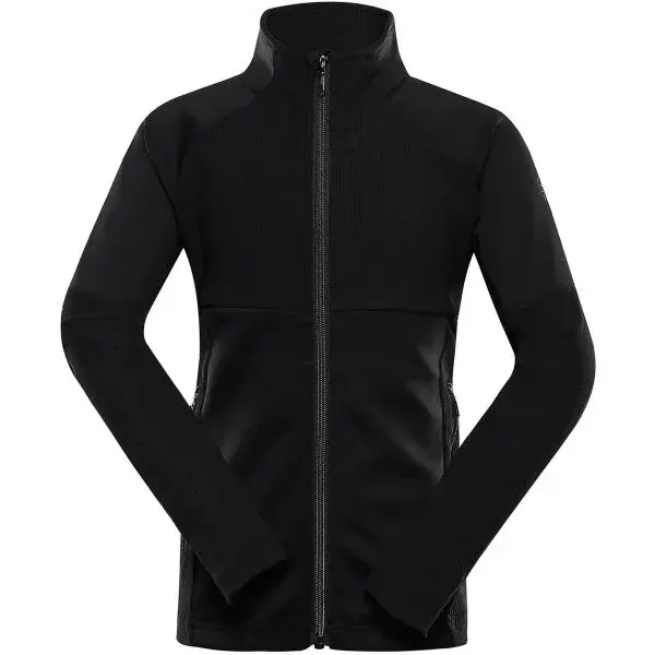 ALPINE PRO DOZERO Dětská rychleschnoucí mikina, černá, velikost 116-122