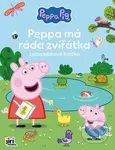 Velká samolepková knížka Peppa má ráda zvířátka - kniha z kategorie Omalovánky, vystřihovánky, papír