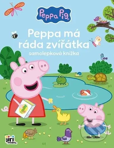 Velká samolepková knížka Peppa má ráda zvířátka - kniha z kategorie Omalovánky, vystřihovánky, papír