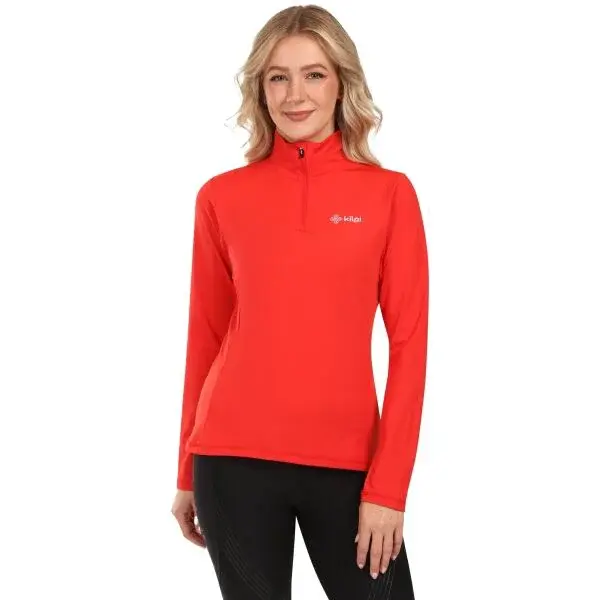 KILPI WILLIE Dámske termo tričko s dlhým rukávom, červená, veľkosť
