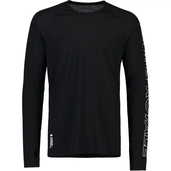 MONS ROYALE TEMPLE MERINO Pánske funkčné tričko, čierna, veľkosť