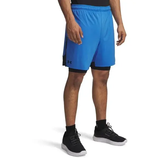 Under Armour TECH VENT 2IN1 SHORT Pánske šortky, modrá, veľkosť M
