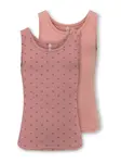 Only Mini Top 'KMGLOLA'  broskyňová / rosé