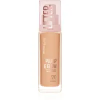 MAYBELLINE NEW YORK Lifter Plump & Glow rozjasňující make-up pro přirozený vzhled odstín 220 30 ml