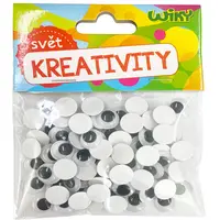 Oči pohyblivé 12mm, 80ks