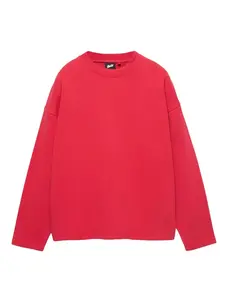 Pull&Bear Mikina 'STWD'  červená / čierna