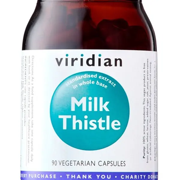 VIRIDIAN Milk Thistle 90 kapslí