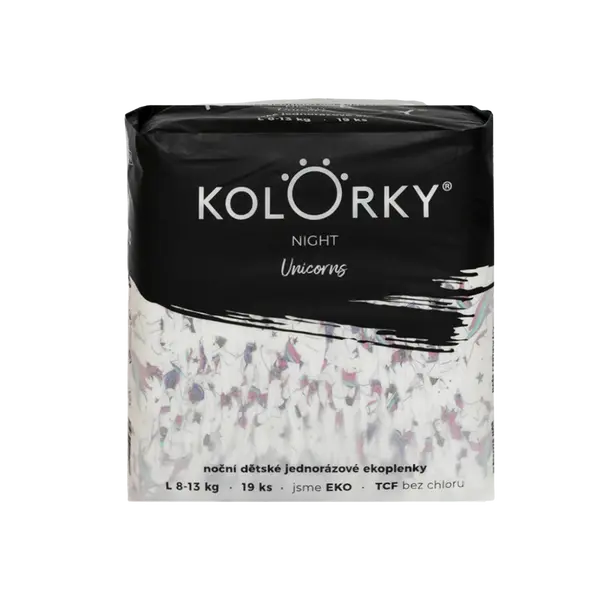 KOLORKY NIGHT Jednorožci vel. L (8-13 kg) 19 ks
