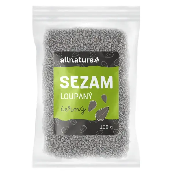 ALLNATURE Sezam čierny 100 g