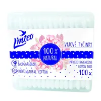 LINTEO Vatové papierové tyčinky BOX 100 ks
