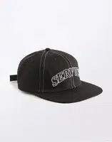 Service Works Arch Logo Contrast Stitch Cap BLACK
