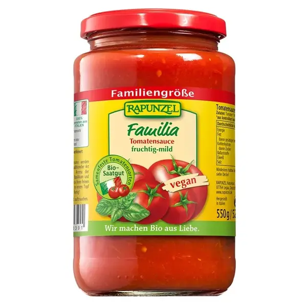 RAPUNZEL Familia omáčka na cestoviny BIO 550 g