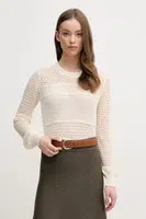Svetr Pepe Jeans PAX dámský, béžová barva, lehký, PL702289
