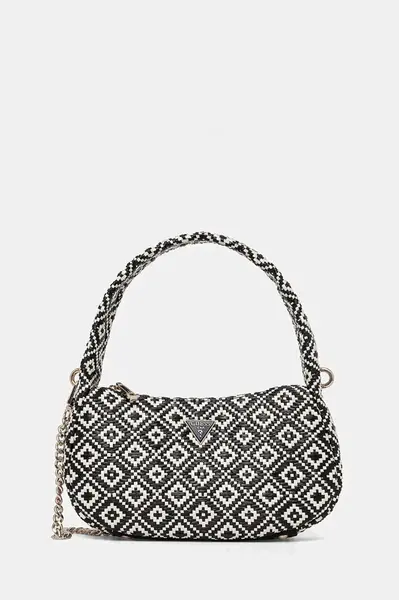 Kabelka Guess RIANEE černá barva, HWXWR9 22802