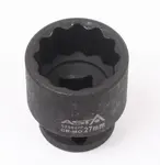 Hlavice nástrčné úderové 1/2", 12hranné, různé rozměry - ASTA Velikost: 27 mm