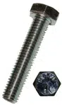 Dresselhaus Šrouby 6hranné M8x50 mm DIN 933, pozinkované, sada 4 ks Velikost: M6x30 mm