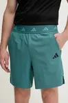 Tréninkové šortky adidas Performance GYM+ pánské, zelená barva, JW7387