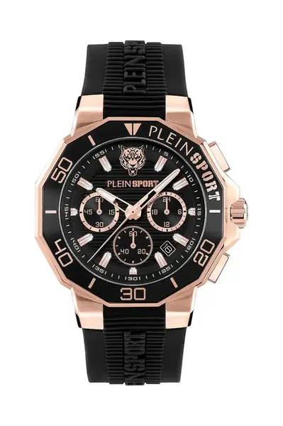 Hodinky PLEIN SPORT TITAN pánské, černá barva, PSAGA0425