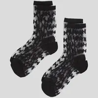 Ponožky Karl Lagerfeld K/MONOGRAM 2-pack dámské, černá barva, A3W47032