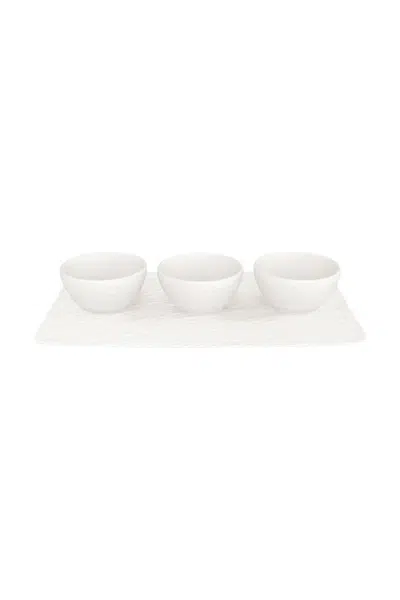 Miska na dip Villeroy & Boch 3-pack bílá barva
