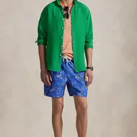 Plavkové šortky Polo Ralph Lauren fialová barva, 710963331