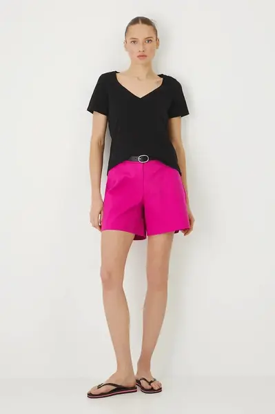 Bavlněné tričko Medicine dámské, černá barva