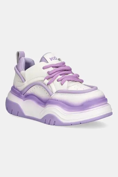 Tenisky Koi Footwear Neon Reef Platform dámské, fialová barva, MT02