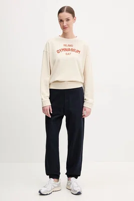 Tepláková souprava EA7 Emporio Armani béžová barva, AF12473.7W000488