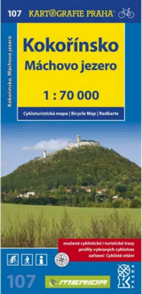 1: 70T(107)-Kokořínsko,Máchovo jezero (cyklomapa)