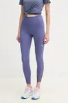 Tréninkové legíny Puma Cloudspun fialová barva, hladké, 526662