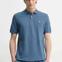 Bavlněné polo tričko Marc O'Polo modrá barva, 523223053092