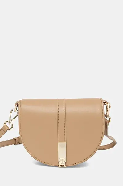 Kabelka Tommy Hilfiger béžová barva, AW0AW17164