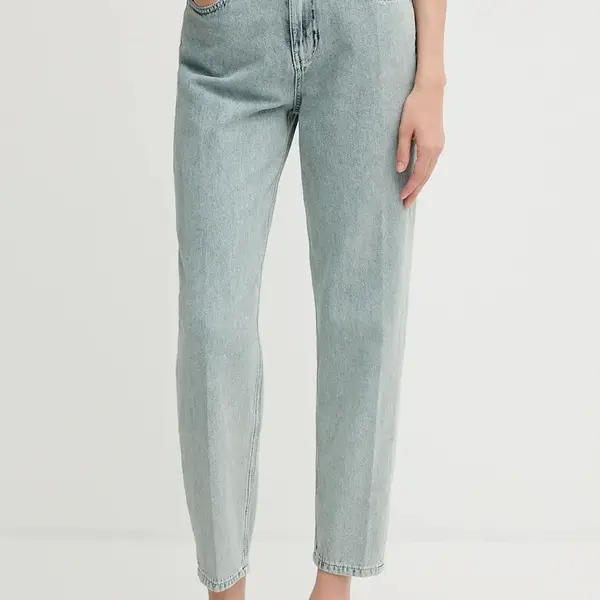Džíny Sisley dámské, high waist, 4TFHLE04I